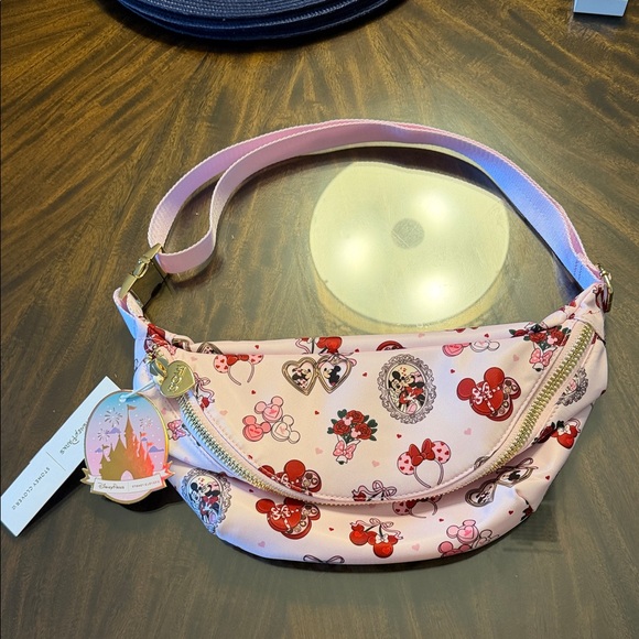 Stoney Clover Lane Handbags - Disney stoney clover lane Crossbody Fanny pack Bag Mickey and Minnie love pink